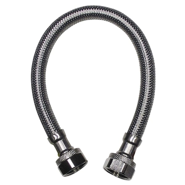 B & K 1/2 in FIP x 1/2 in FIP x 48 in Braided Stainless Steel Faucet Supply Line 496-017 - main